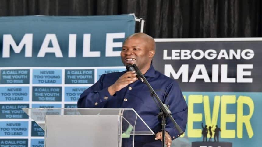 Gauteng Finance MEC Lebogang Maile announcing Nasi iSpani programme expansion