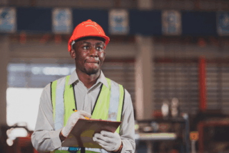 Engineering Assistant working in a mining environment