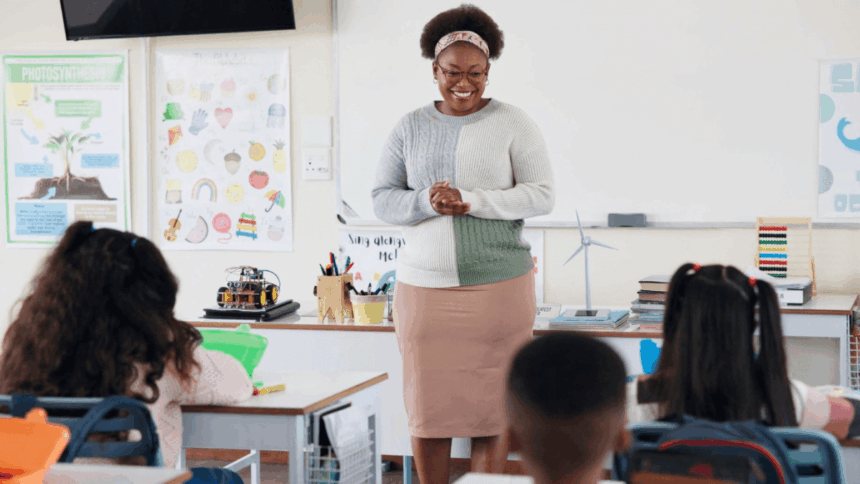 SPARK Schools teacher in a classroom