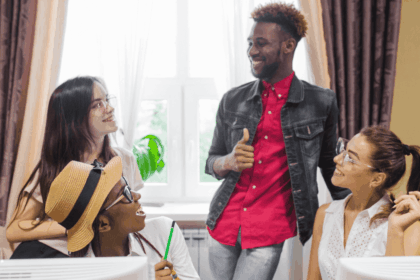 College Brand Ambassador in Cape Town engaging with prospective students