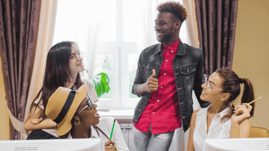 College Brand Ambassador in Cape Town engaging with prospective students