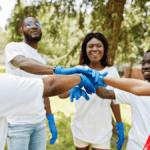 Peer Educators working with youth on HIV prevention in South Africa