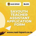 SAYouth Teacher Assistant Application Form