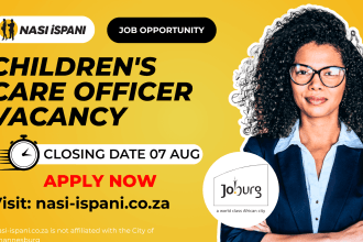 Children Care Officer Vacancy At The City of Johannesburg