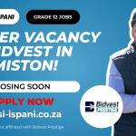 Driver Vacancy At Bidvest Prestige