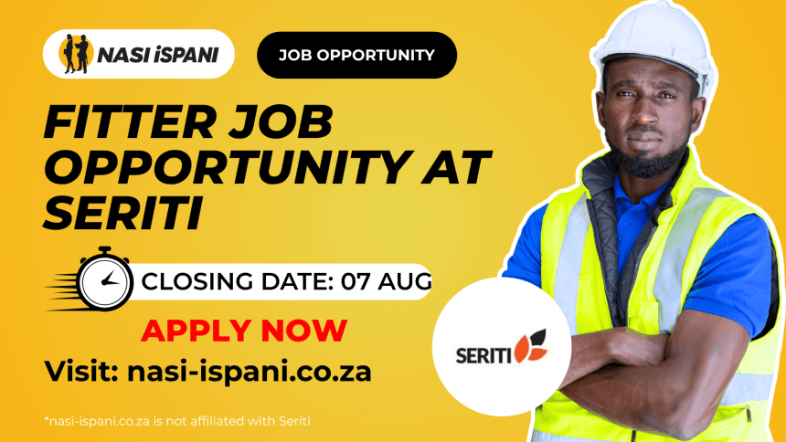 Fitter Job Opportunity at Seriti