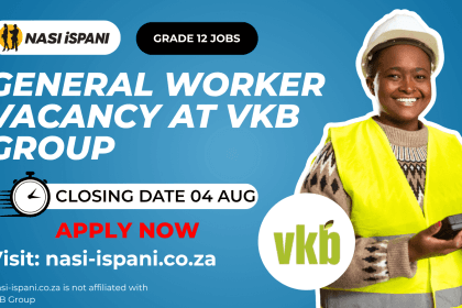 General Worker Vacancy at VKB Group