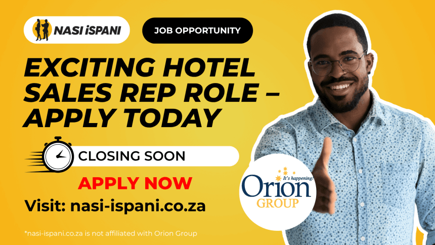 Hotel Sales Representative Vacancy At Orion Group