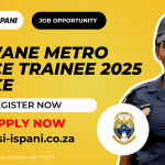 Tshwane Metro Police Trainee 2025 Intake -Apply Now