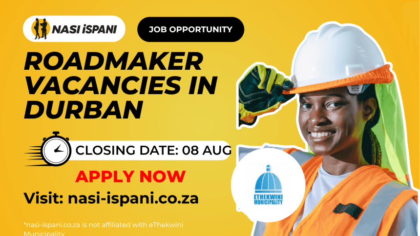 Roadmaker Job in Durban, KwaZulu-Natal