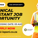 Technical Assistant Job Opportunity at the City of Cape Town