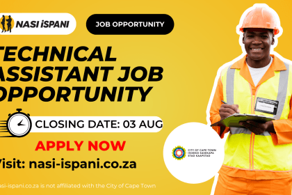 Technical Assistant Job Opportunity at the City of Cape Town