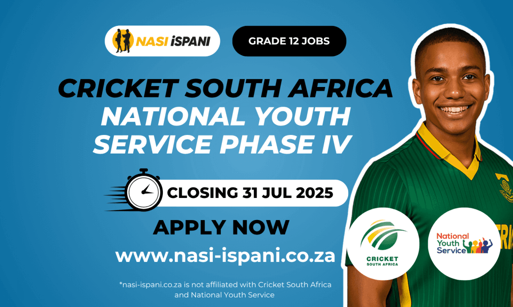 Join Cricket South Africa Through the NYS Youth Programme