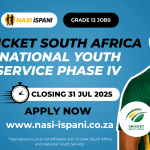 Join Cricket South Africa Through the NYS Youth Programme