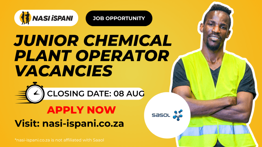 Junior Chemical Plant Operator vacancies