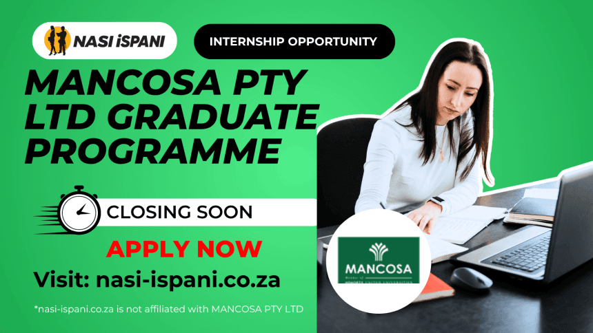 MANCOSA PTY LTD Graduate Programme