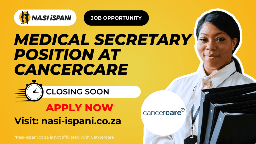 Medical Secretary Vacancy at Cancercare