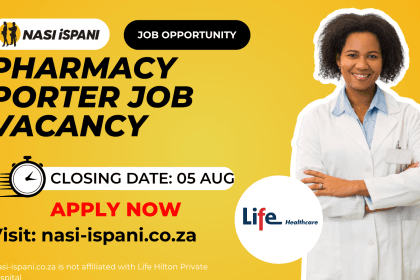 Pharmacy Porter Job Vacancy at Life Hilton Private Hospital