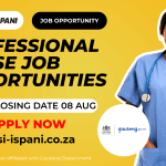 Professional Nurse Job Opportunities at the Gauteng Department of Health