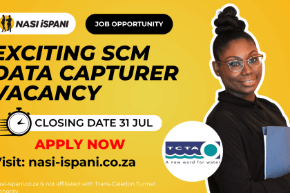 SCM Data Capturer Vacancy At TCTA