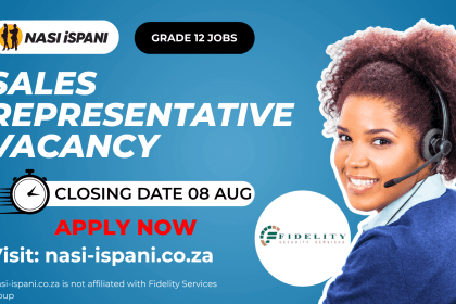 Sales Representative Vacancy At Fidelity Services Group