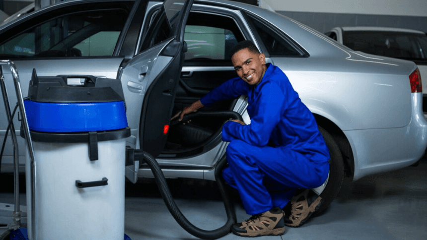 Wash Bay Cleaner at Halfway Toyota George
