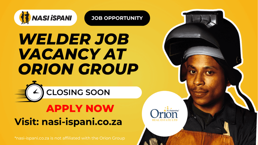 Welder Job Vacancy at Orion Group