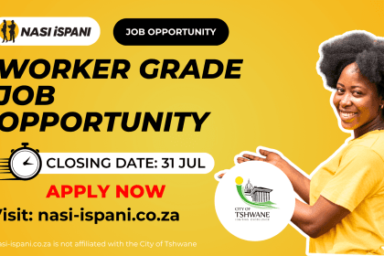Worker Grade Job Opportunity at the City of Tshwane