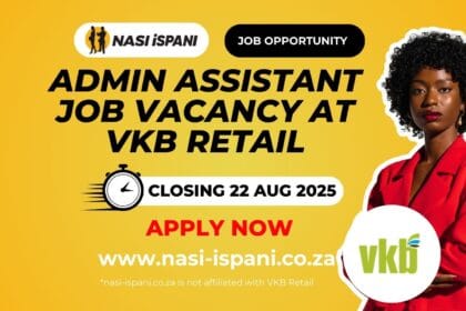 Admin Assistant Job Vacancy at VKB Retail