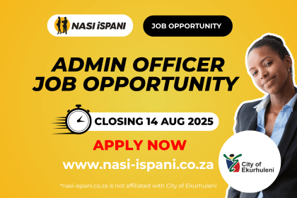 Admin Officer Job Opportunity at the City of Ekurhuleni