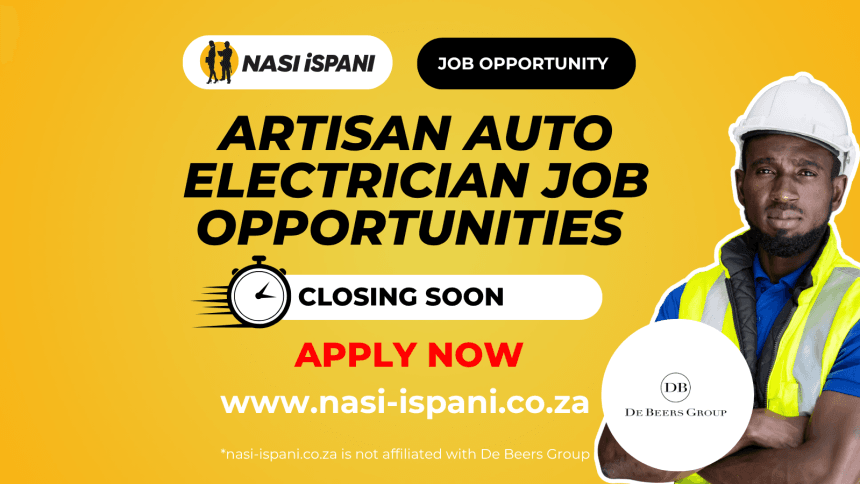 Artisan Auto Electrician Job Opportunities at the De Beers Group