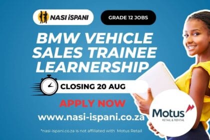 BMW Vehicle Sales Trainee Learnership 2025