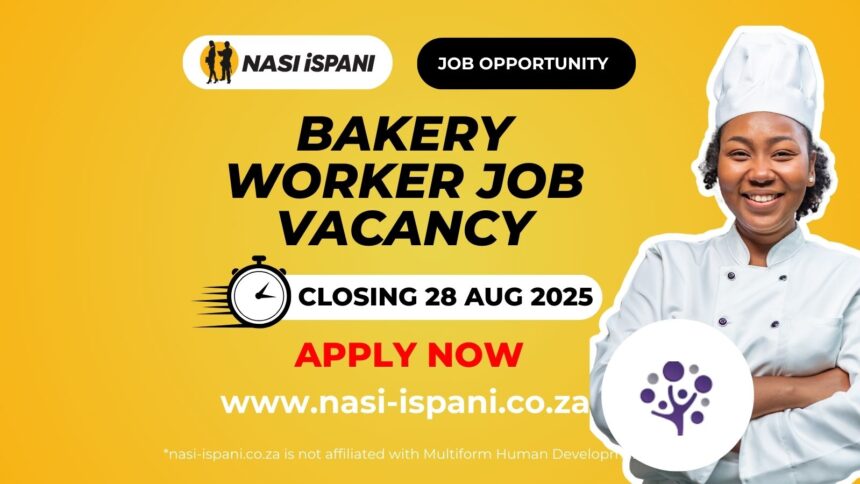 Bakery Worker Job Vacancy