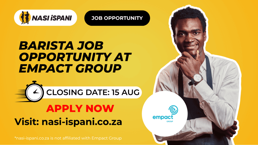 Barista Job Opportunity at Empact Group