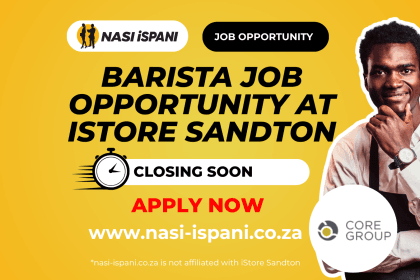 Barista Job Opportunity at iStore Sandton