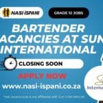 Bartender Vacancies at Sun International