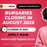 Bursaries Closing in August 2025