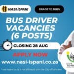 Bus Driver Vacancies at the City of Tshwane (6 posts)