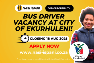 Bus Driver Vacancy at the City of Ekurhuleni