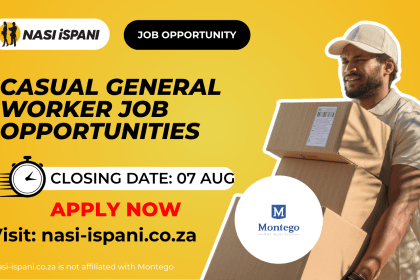 Casual General Worker Job Opportunities at Montego