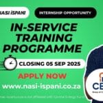 Central Energy Fund In-Service Training Programme 2025 / 2026