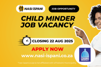 Child Minder Job Vacancy Opportunity in Durban