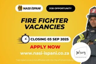 City of Johannesburg Fire Fighter Vacancies