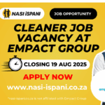 Cleaner Job Vacancy at Empact Group