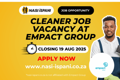 Cleaner Job Vacancy at Empact Group