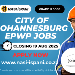 Cleaner Jobs Available at City of Johannesburg