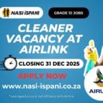 Cleaner Vacancy at Airlink
