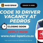 Code 10 Driver Vacancy at Pedros