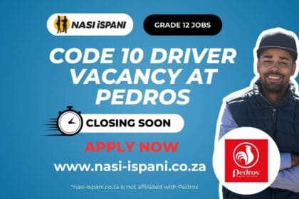 Code 10 Driver Vacancy at Pedros