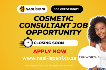 Cosmetic Consultant Job Opportunity at Truworths